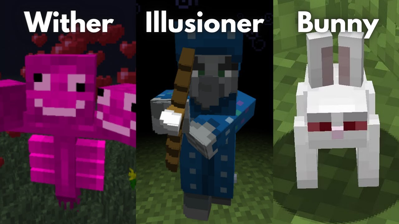 How To Spawn All of Minecraft's Secret Mobs (Java and Bedrock)