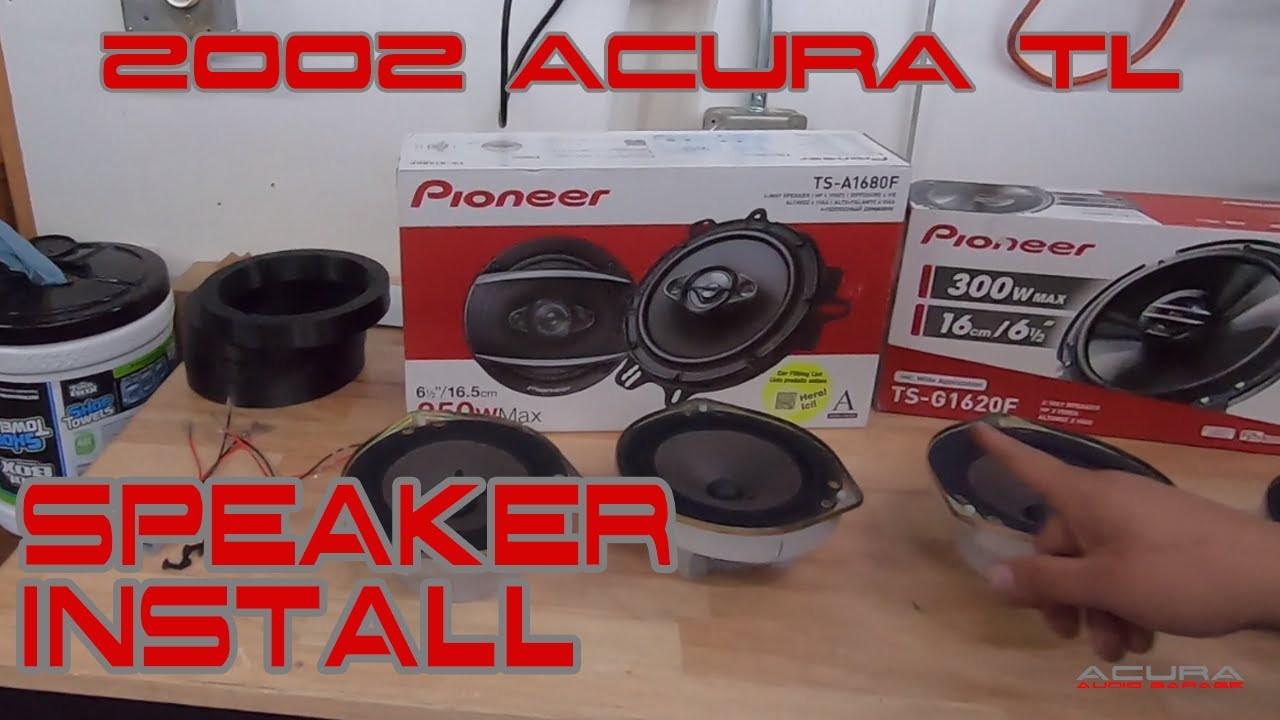1999 2000 01 02 2003 Acura TL Pioneer Speaker Upgrade | DIY Pro Series - Door Speaker Installation