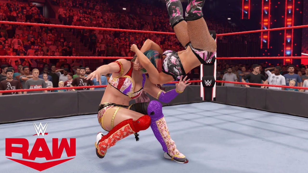 WWE 2K22 RAW WINNER FACES BIANCA BELAIR AT MITB ALEXA BLISS VS ASUKA