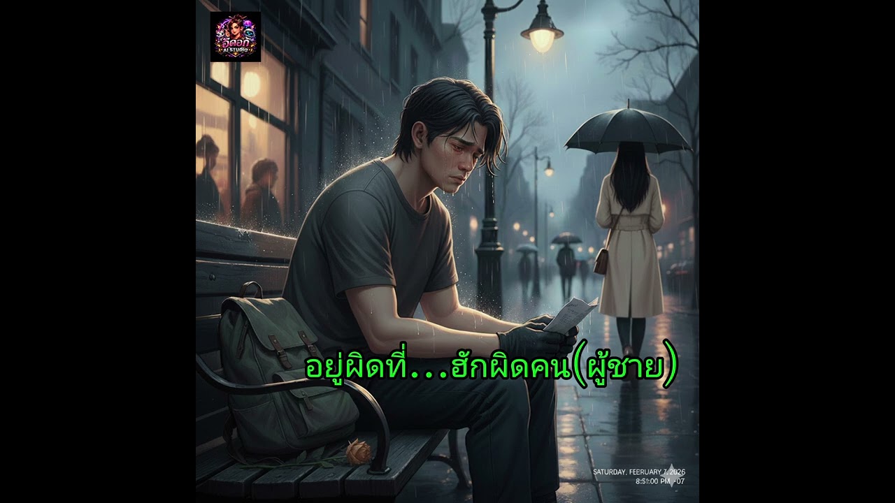 เพลง อยู่ผิดที่...ฮักผิดคน(ผู้ชาย) : ເພງ ຢູ່ຜິດທີ່...ຮັກຜິດຄົນ : youtube อีดอก AI Studio.