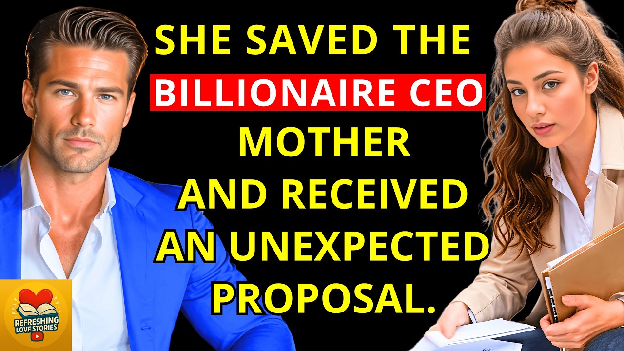 SHE SAVED THE BILLIONAIRE CEO’S MOTHER — AND RECEIVED AN UNEXPECTED PROPOSAL