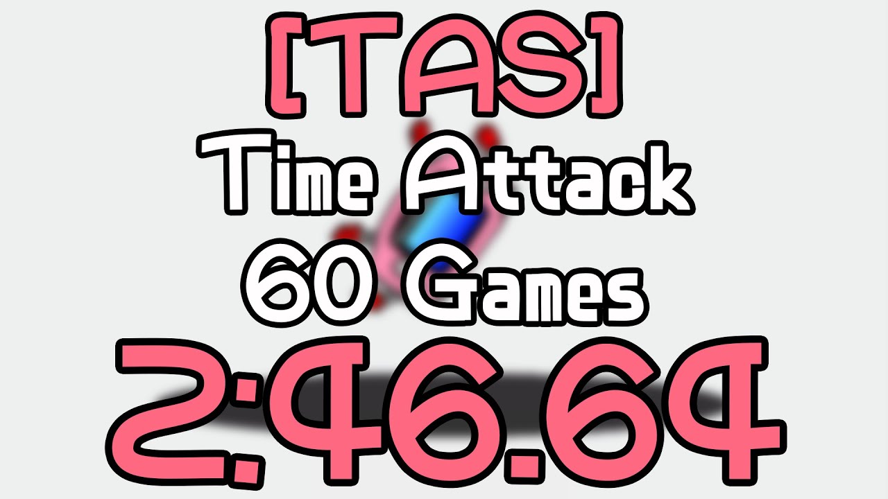 [TAS] Warioware Inc.: Mega Party Game$: The Perfect Time Attack 60 Games Run