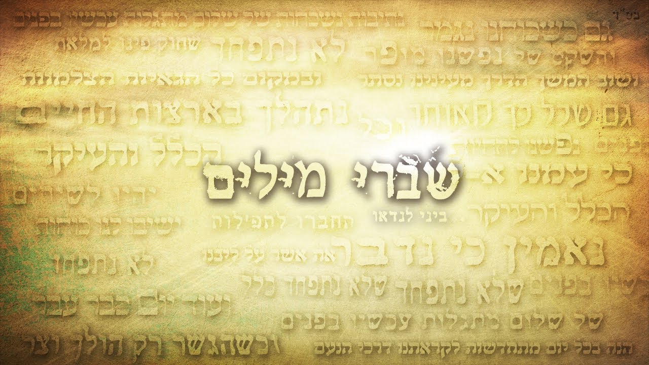 ביני לנדאו &bull; שברי מילים