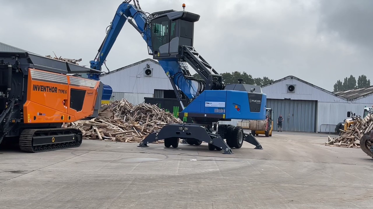 Fuchs and Doppstadt Kit on Demo at Let’s Recycle Live.