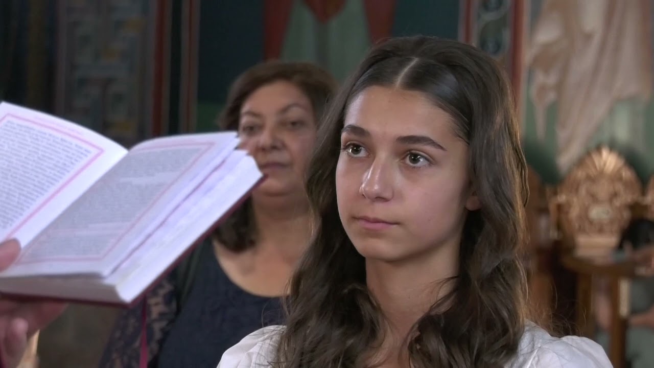 Hristina i Stefan kr&scaron;tenje u crkvi 15 07 2022