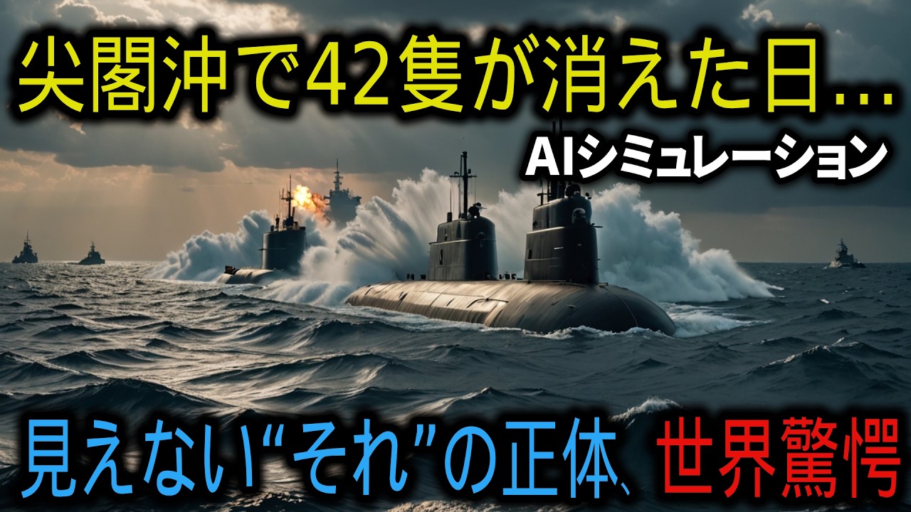 【台湾有事】尖閣沖で42隻が消えた日…見えない“それ”の正体【AIシミュレーション】