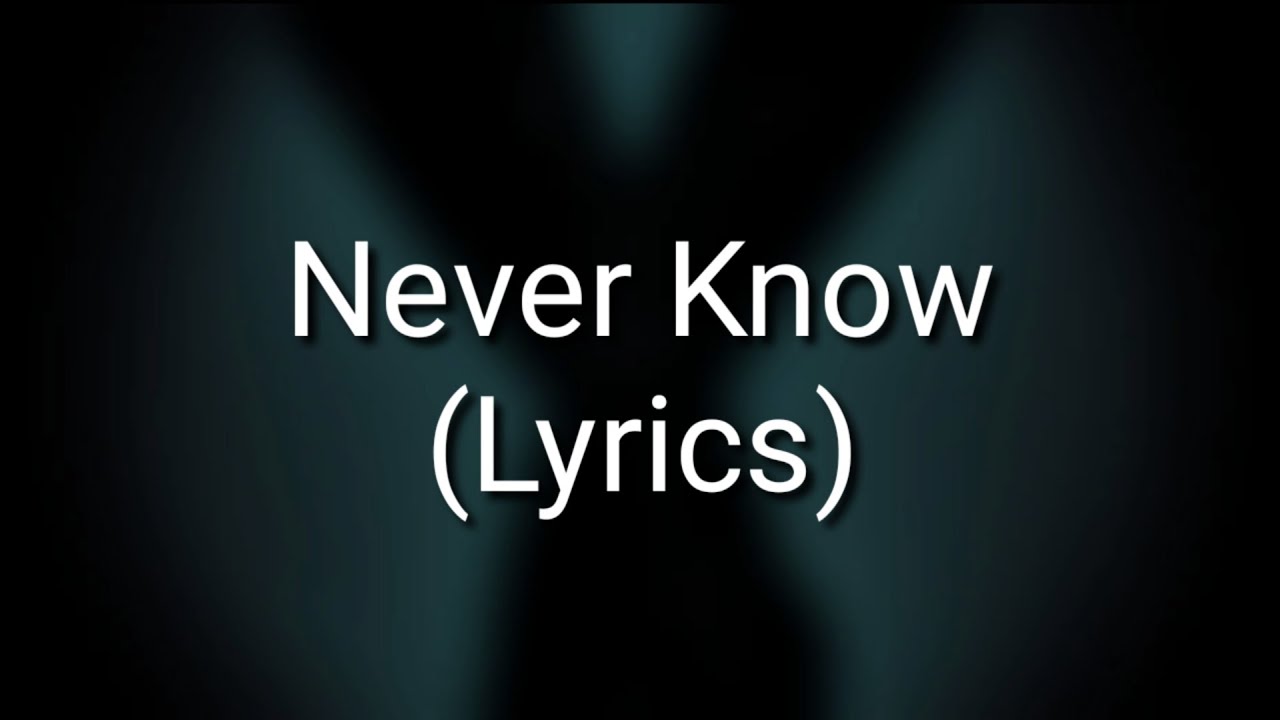BAD OMENS - Never Know (Lyrics)