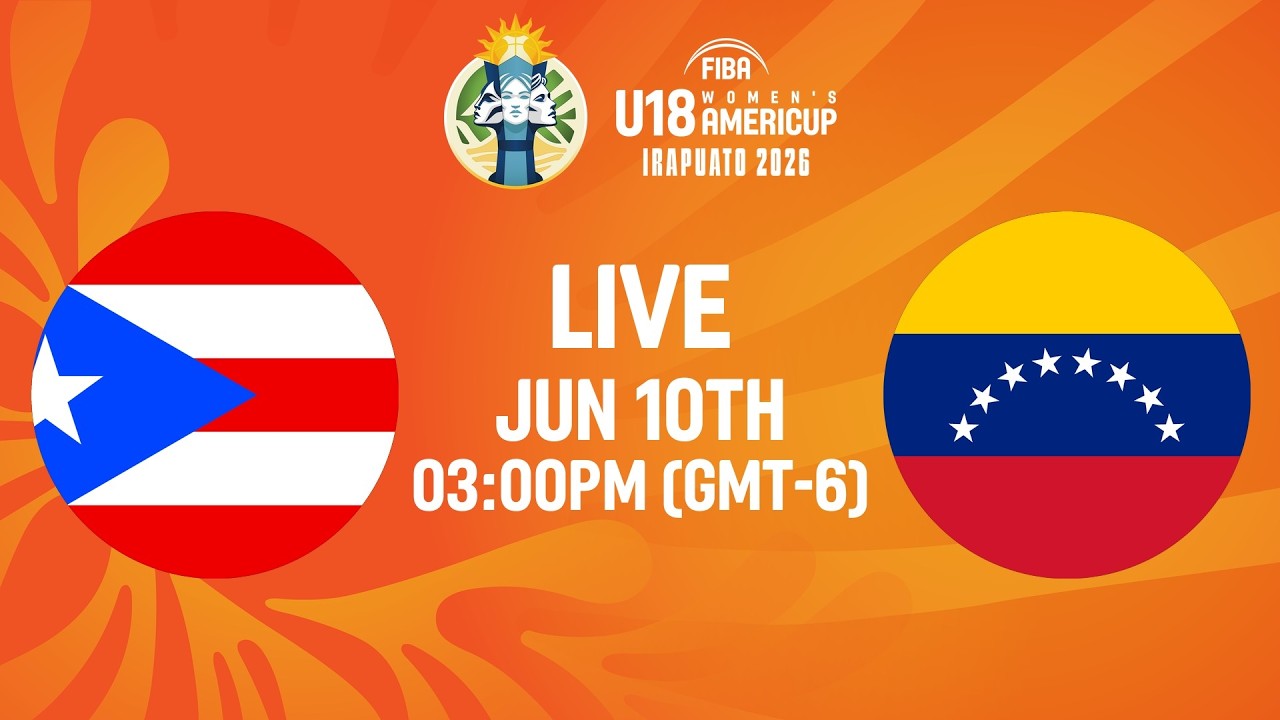 LIVE - Puerto Rico v Venezuela | FIBA U18 Women's AmeriCup 2026