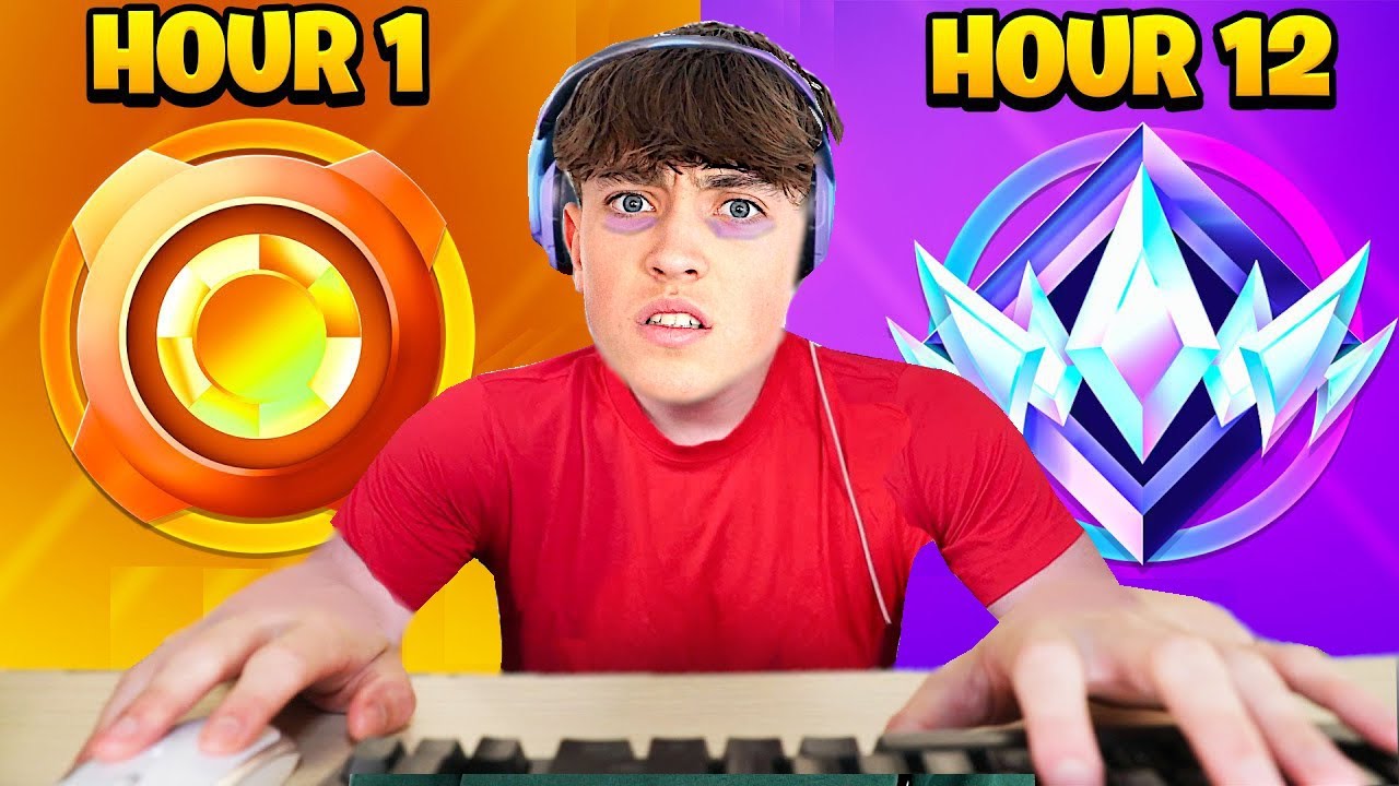 JUGUÉ 12H A *RANKEDS DE FORTNITE* Y LLEGUE A ESTE RANGO!!