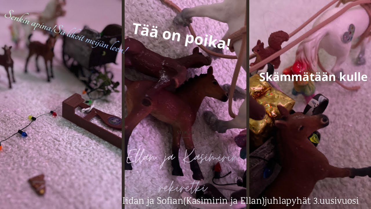 Ellan ja Kasimirin rekiretki~Iidan ja Sofian(Kasimirin ja Ellan)juhlapyhät 3.uusivuosi