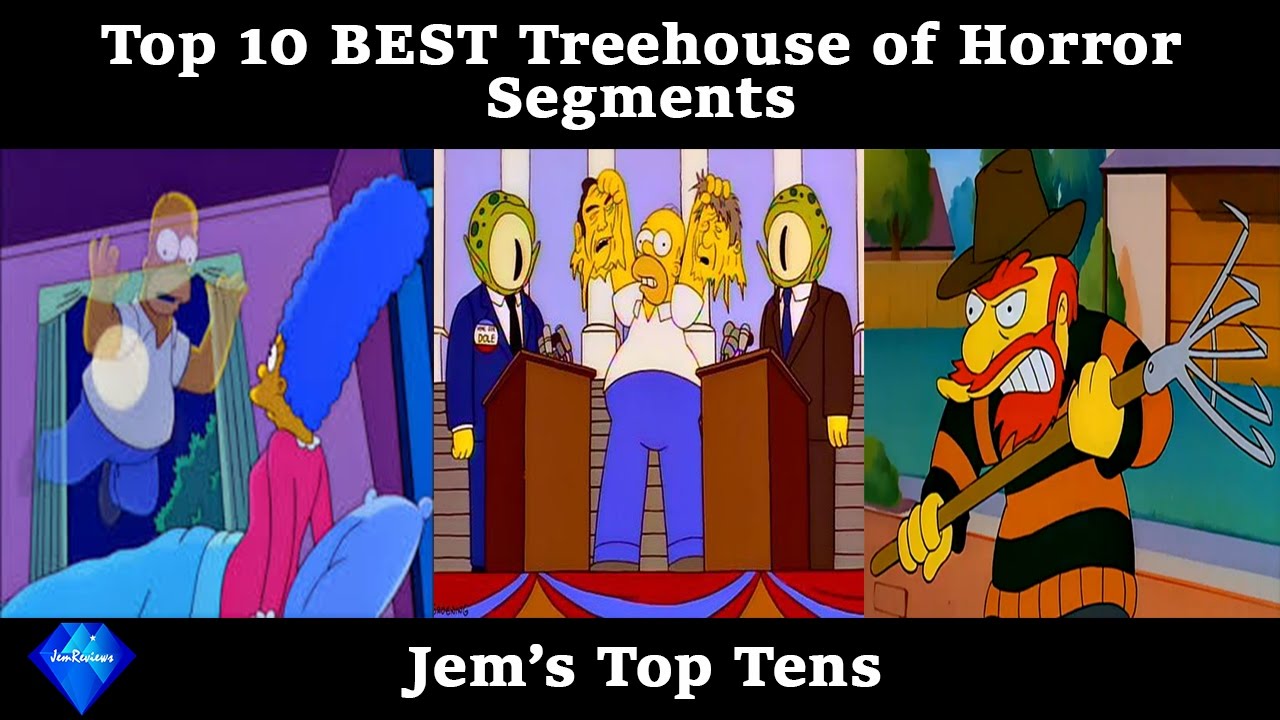 Top 10 BEST Treehouse of Horror Segments