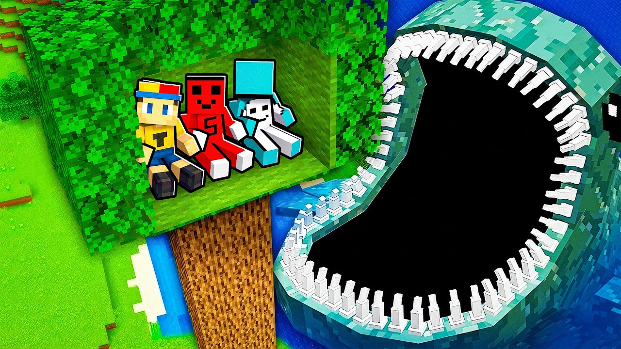 BLOOP'tan KORUNMAK için DEV AĞAÇ YAPTIK !! - Minecraft