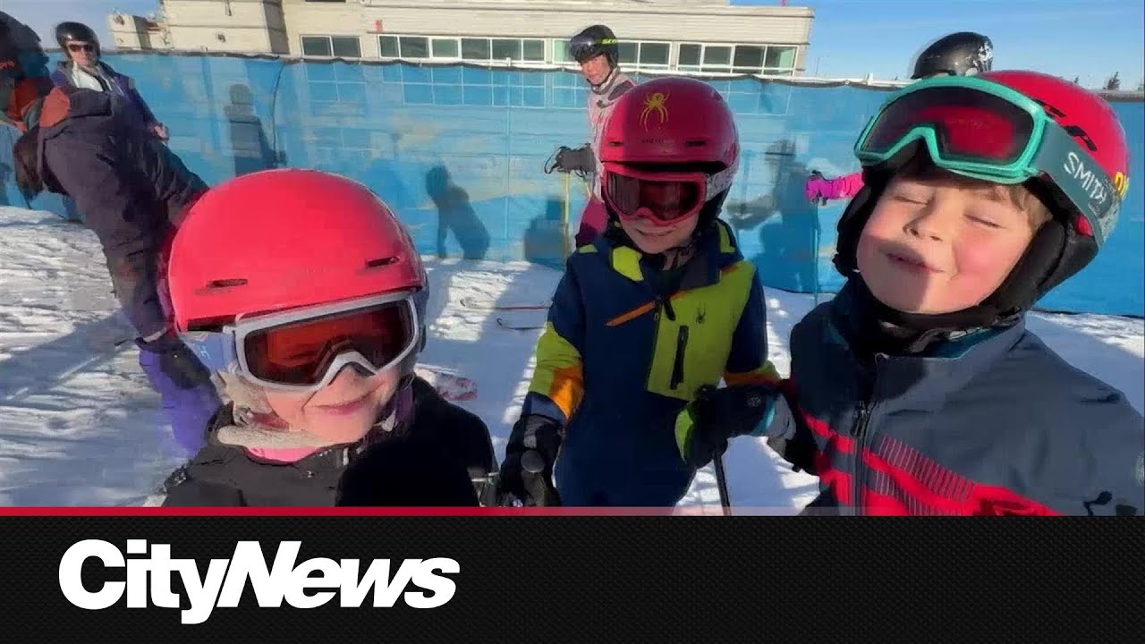 Calgarians take to the slopes to enjoy the nice weather ahead of the holidays