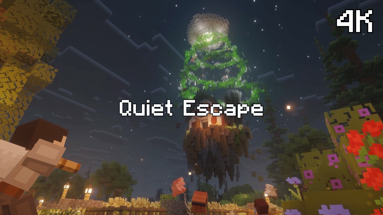 Abduction Lullaby: Minecraft Lo-Fi & Forest Sounds