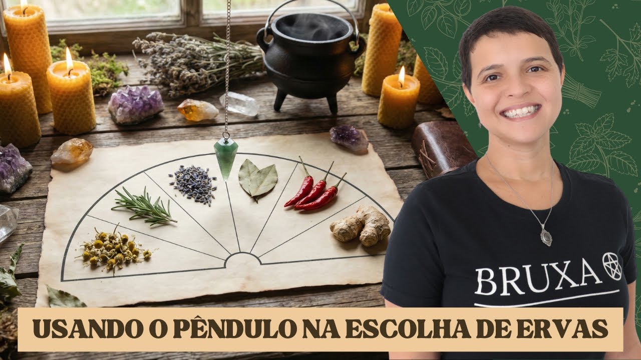 Como usar o Pêndulo para Escolher as Ervas - Bruxaria Natural e Radiestesia