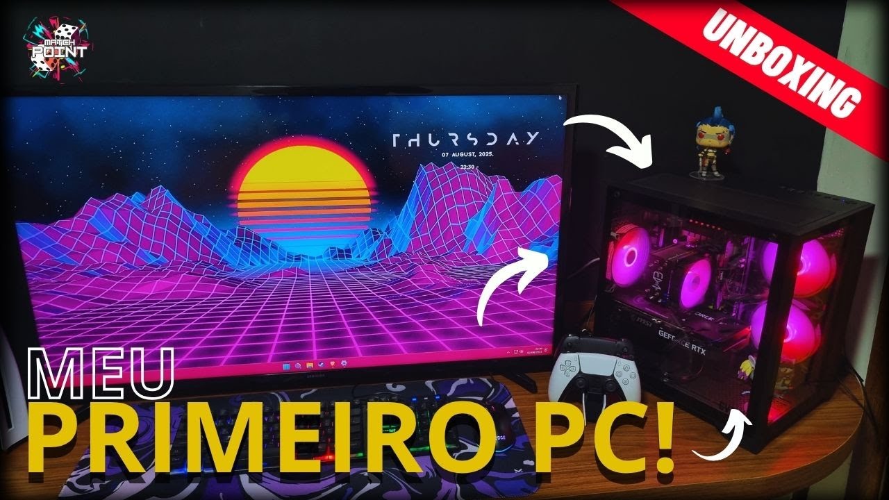 Montei meu PRIMEIRO PC GAMER CUSTO-BENEFÍCIO (Ficou INSANO!) #pcgaming 