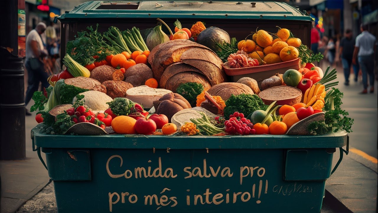 ACHADO BOMBÁSTICO nos DUMPSTERS dos SUPERMERCADOS nos ESTADOS UNIDOS! Dumpster Diving