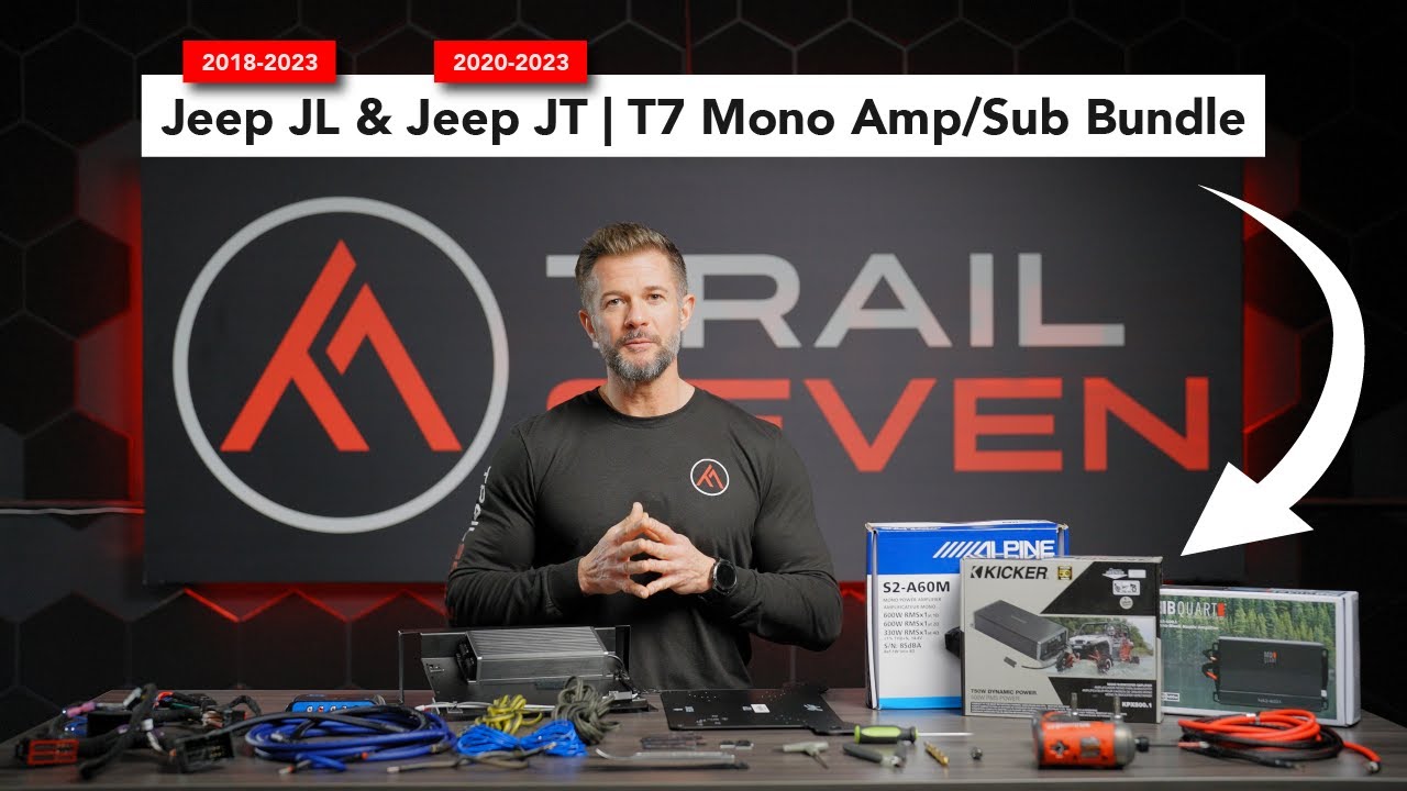 Subwoofer & Amp With A Factory Radio Installation I '18 - '23 JL Wrangler/ '20 - '23 JT Gladiator