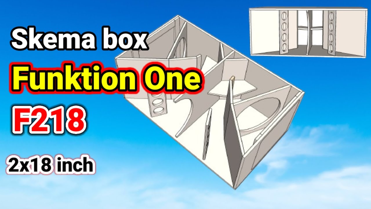 Skema box f1. funktion one 18 inch.  Box F1.