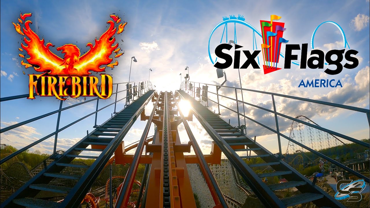 Firebird POV | Defunct Six Flags America B&M Floorless Coaster