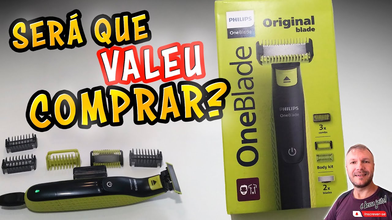 Oneblade Rosto e Corpo Philips Qp2824/10 - unboxing e review #viral #video #shorts