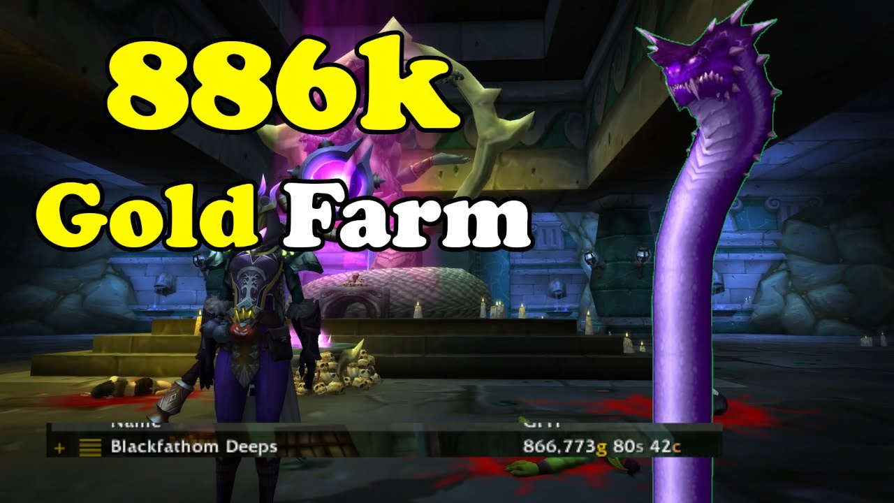 886K Really?!...Gold Farm In WoW - Gold Making, Gold Farming