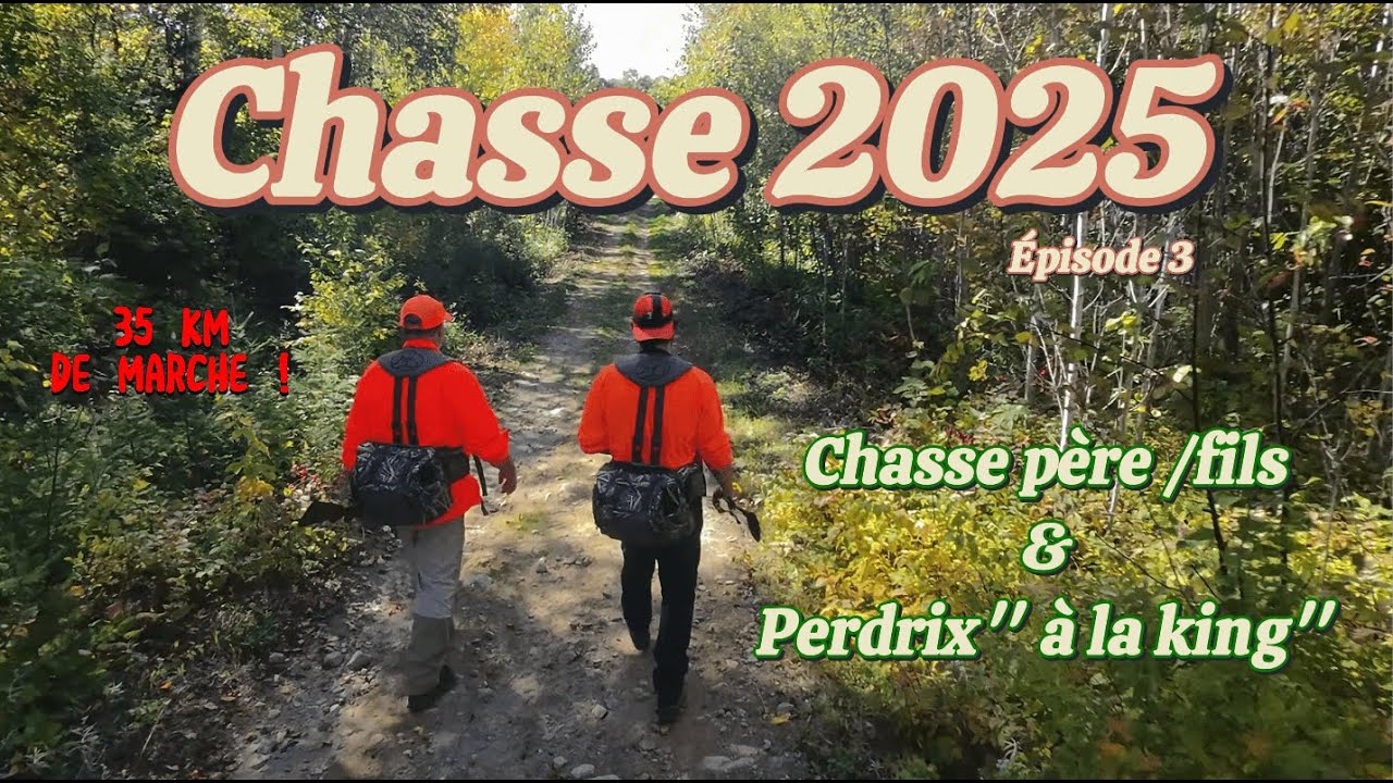 Chasse perdrix 2025 ( ep.3 ) 35 Km de marche et perdrix '' à la king ''