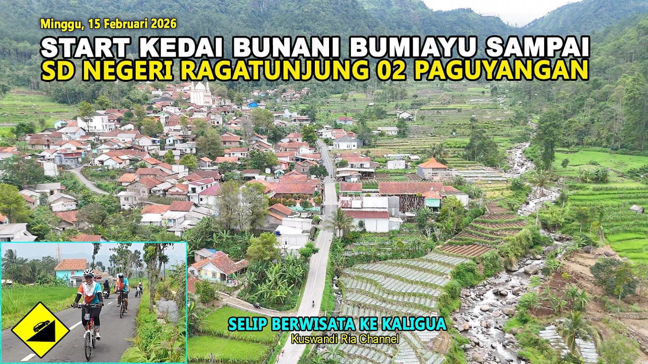 START KEDAI BUNANI BUMIAYU SAMPAI SDN RAGATUNJUNG 02 PAGUYANGAN, SELIP BERWISATA KE KALIGUA