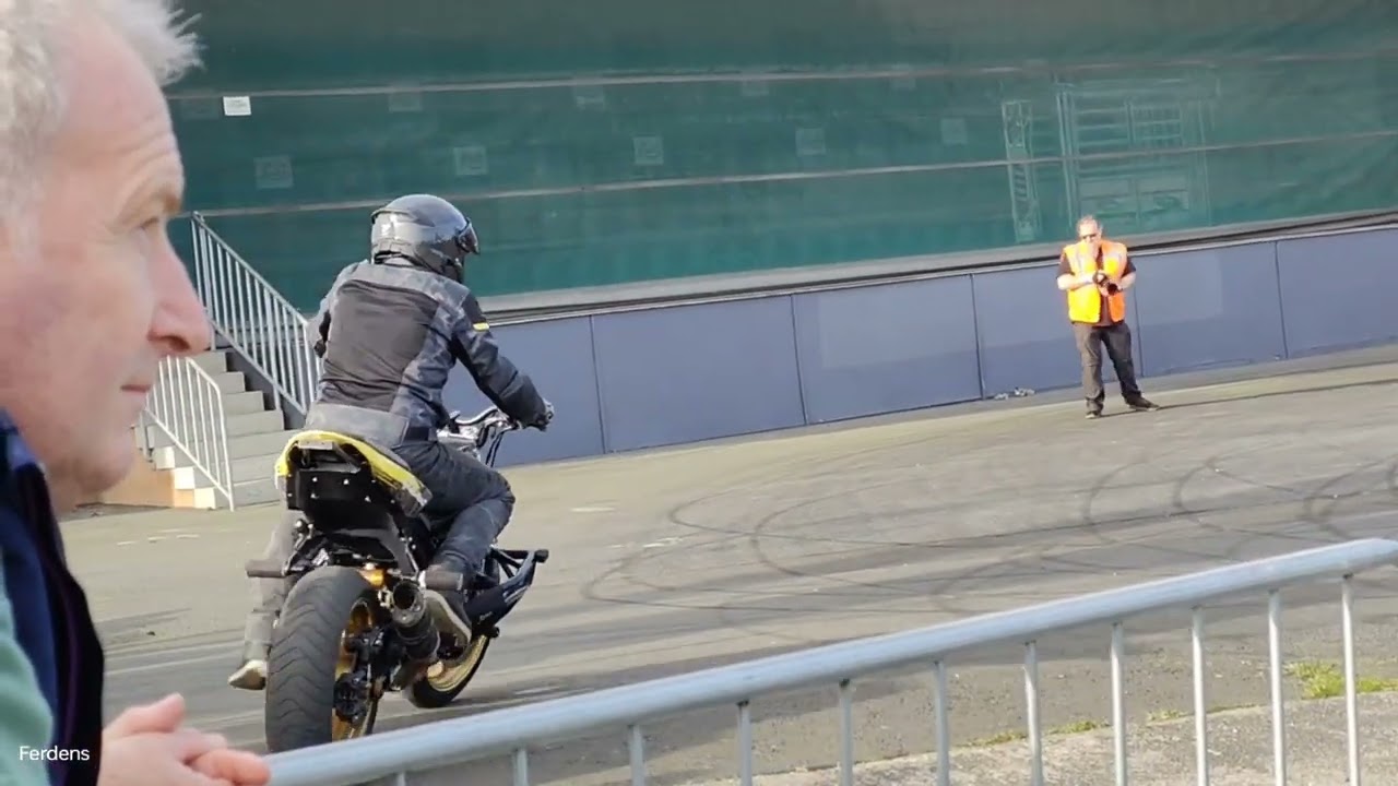 A snippet of The Two Brothers Stunt Team at the Scottish Motorcycle Show 2025