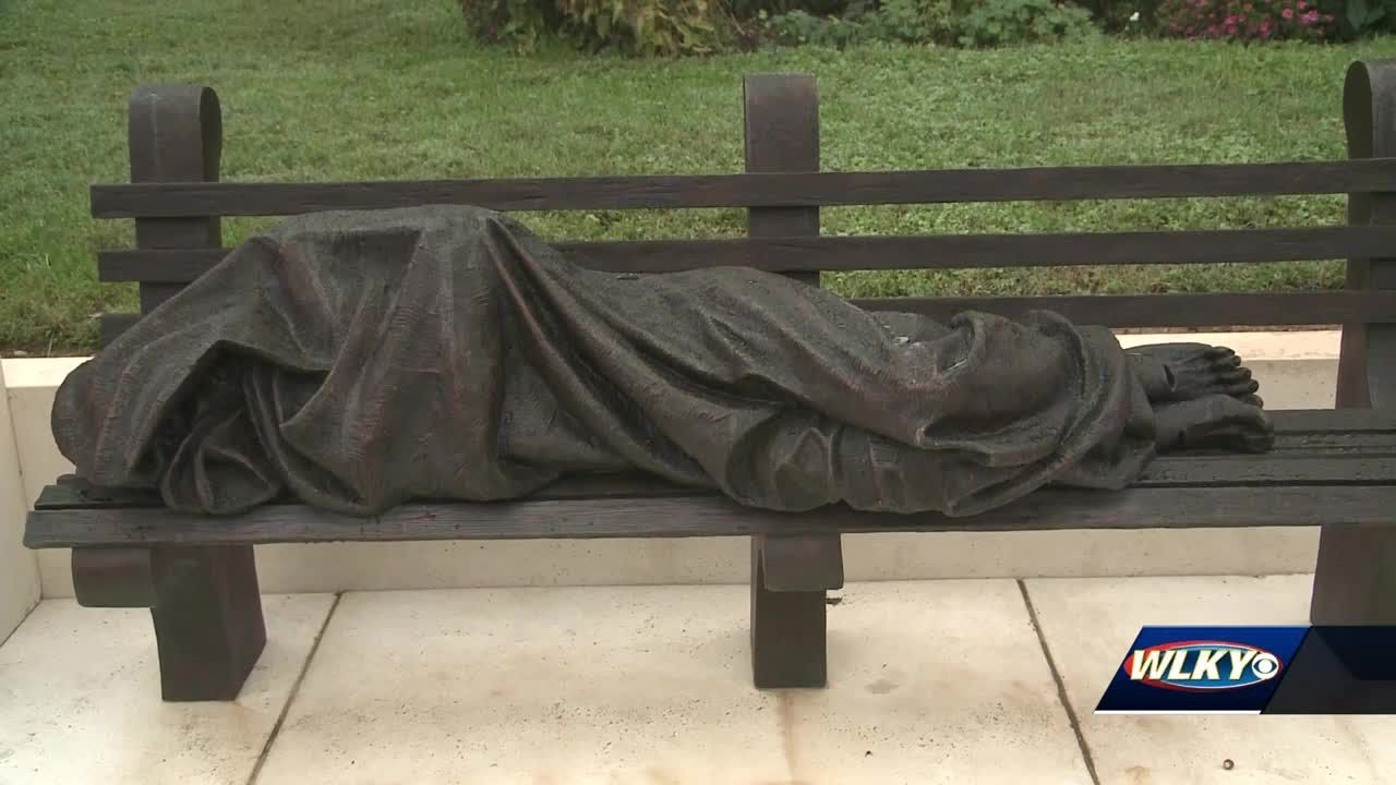 Church statue aims to inspire care, compassion for homeless
