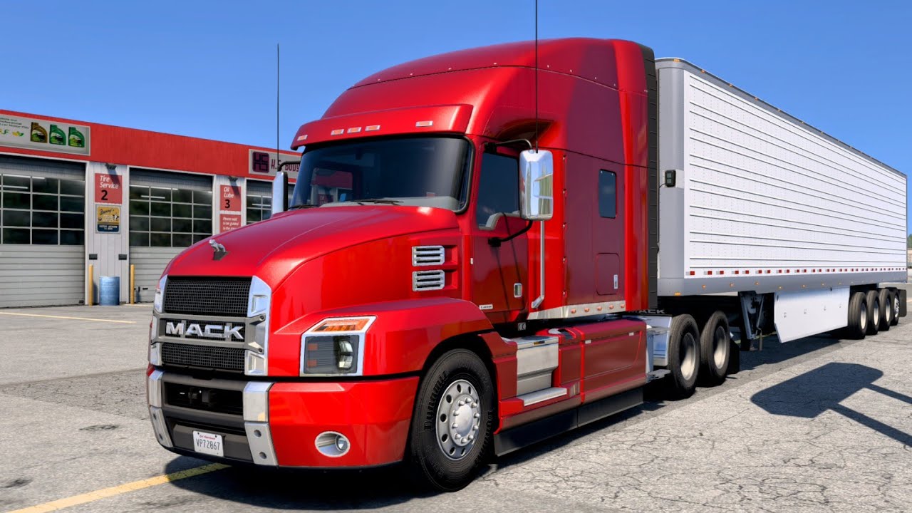 ATS2 American Truck Simulator | Portland ( Oregon ) to Redding ( California )