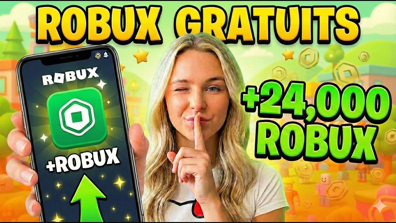 Comment avoir des Robux GRATUIT facilement et rapidement sur Roblox !