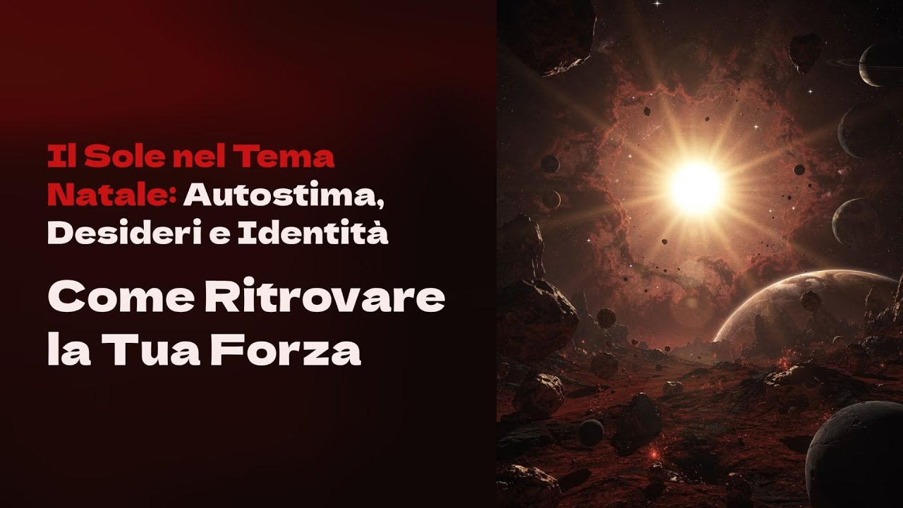 Il Sole nel Tema Natale: Autostima, Desideri e Identità – Come Ritrovare la Tua Forza