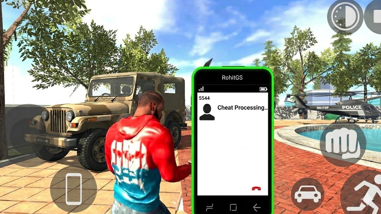Army Thar Cheat Code In Indian bike driving 3D Game |NewUpdate| And |Army Thar|