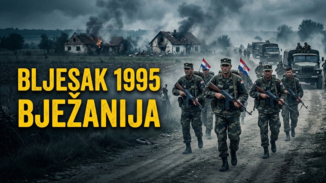 Bljesak 1995 – Velika bježanija SRPSKE VOJSKE iz zapadne Slavonije!