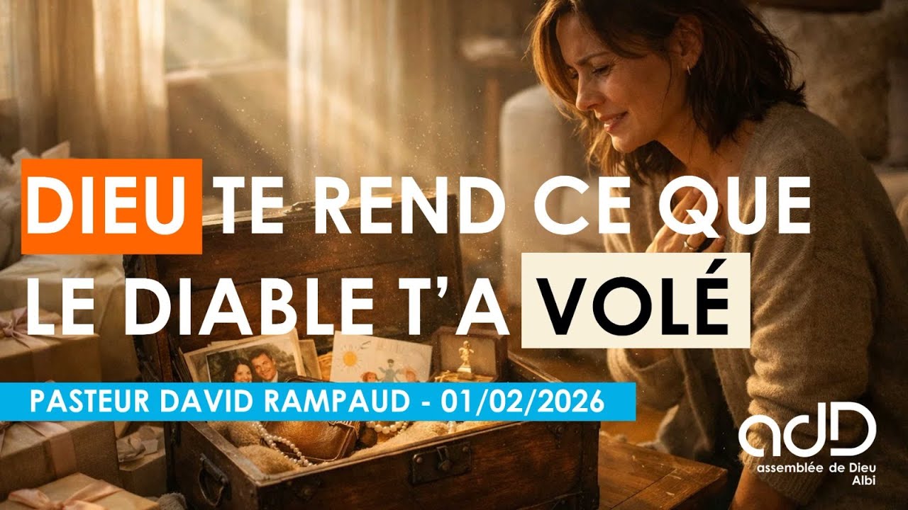 Dieu te rend ce que le diable t'a volé  - Pasteur David Rampaud - 01/02/2026