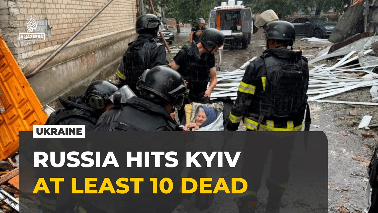 Russian strikes on Ukraine: At least 10 killed in attacks on Kyiv