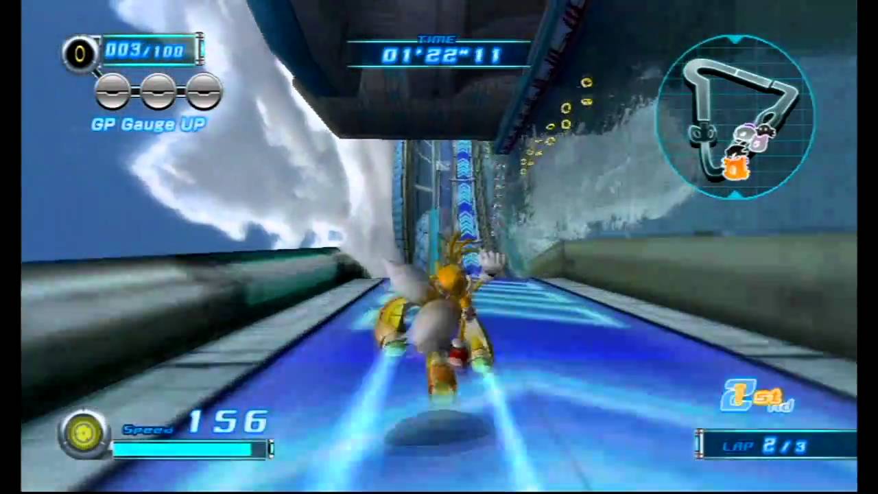 Sonic Riders Zero Gravity (Wii) Aquatic Capital