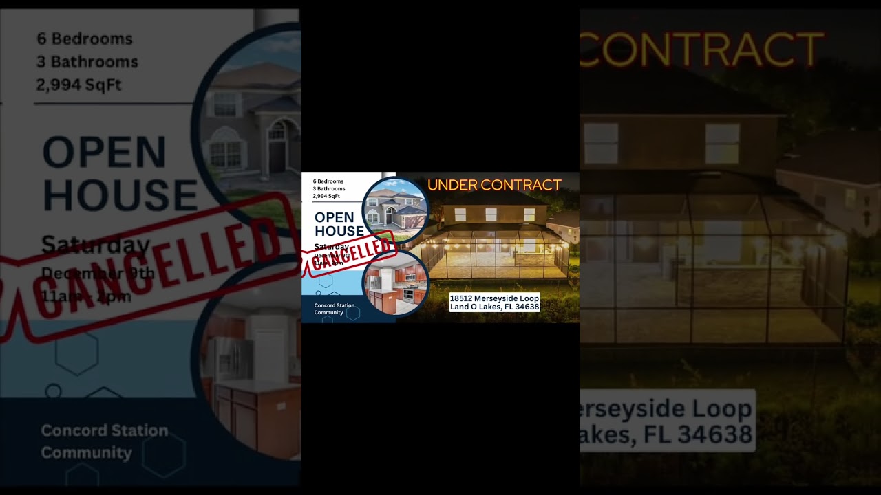 We are UNDER CONTRACT #tsrtt #salepending #openhouse #listingagent #floridarealtor #landolakesreales