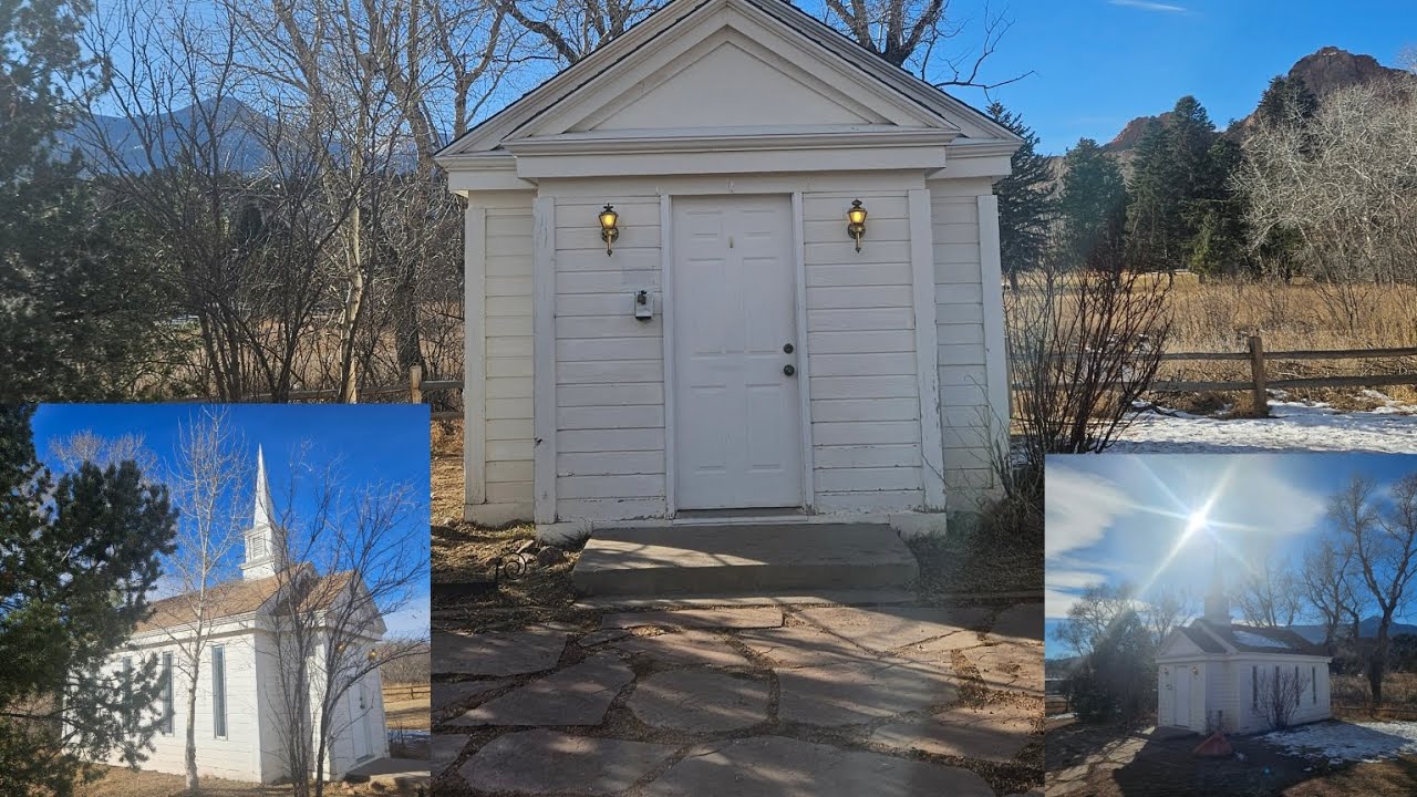 Me and my brother doing a ghost investigation at the chapel at rock ledge ranch historic sight 