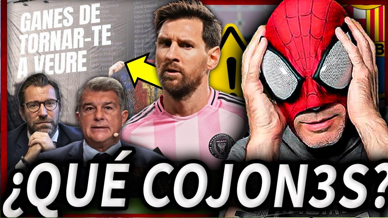 ¿MESSI VUELVE?🤯¡REVELADA JUGADA MAESTRA para ECHAR a LAPORTA!