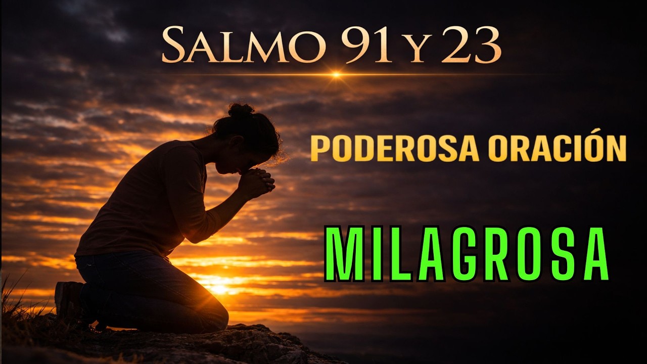 ¡EL MILAGRO DEL VASO DE AGUA! 💧 Oración SALMO 91, 23 y 42: Restauración de Salud y Nietos
