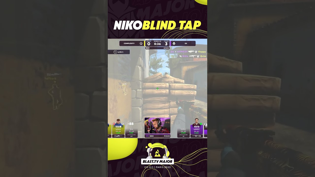 Blind NiKo is still scary 😨