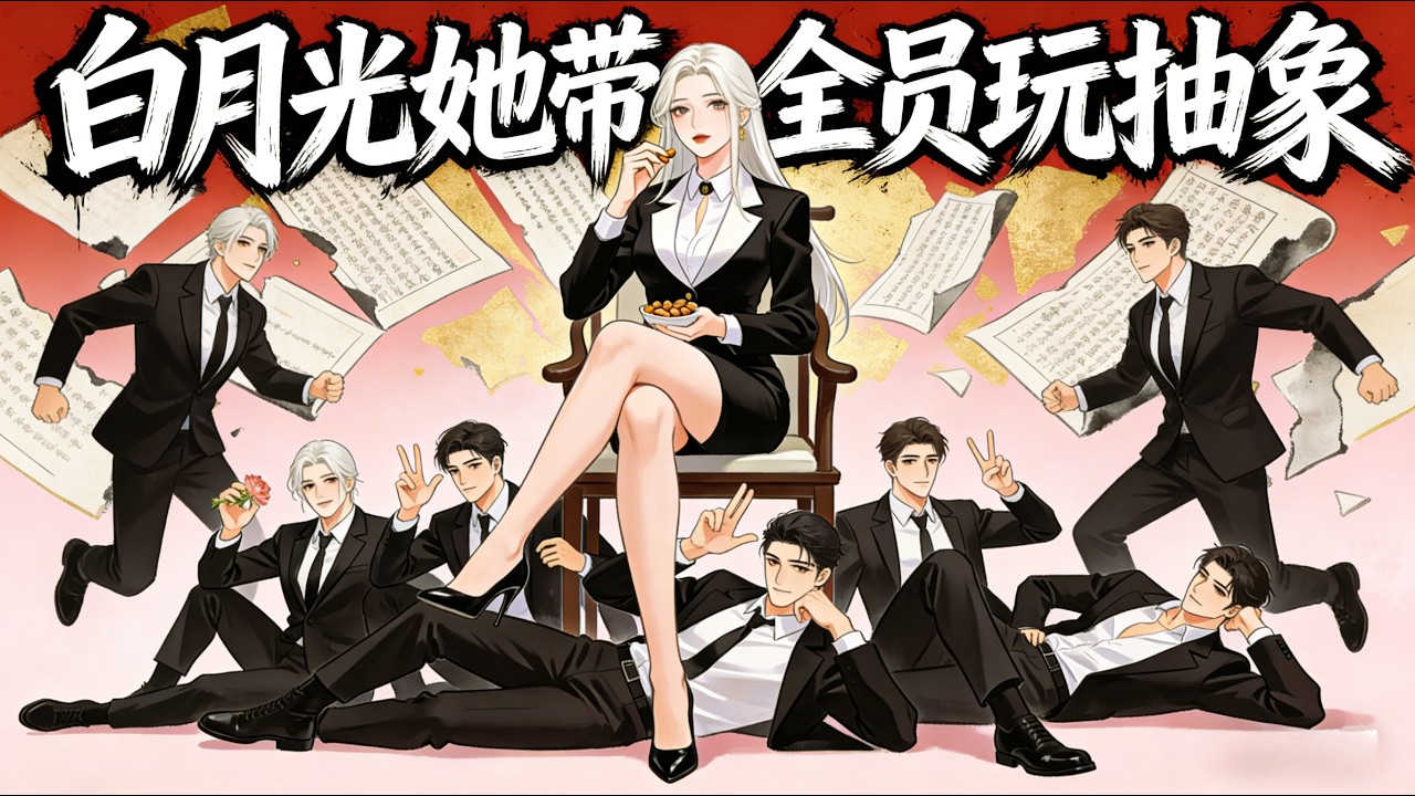 💥全集畅享|《白月光她带全员玩抽象》 | 穿书濒死！拒当悲剧女主！我携全员掀翻命定剧本，姐姐的隐藏身份惊爆全界！#漫剧  #动漫 #爽文