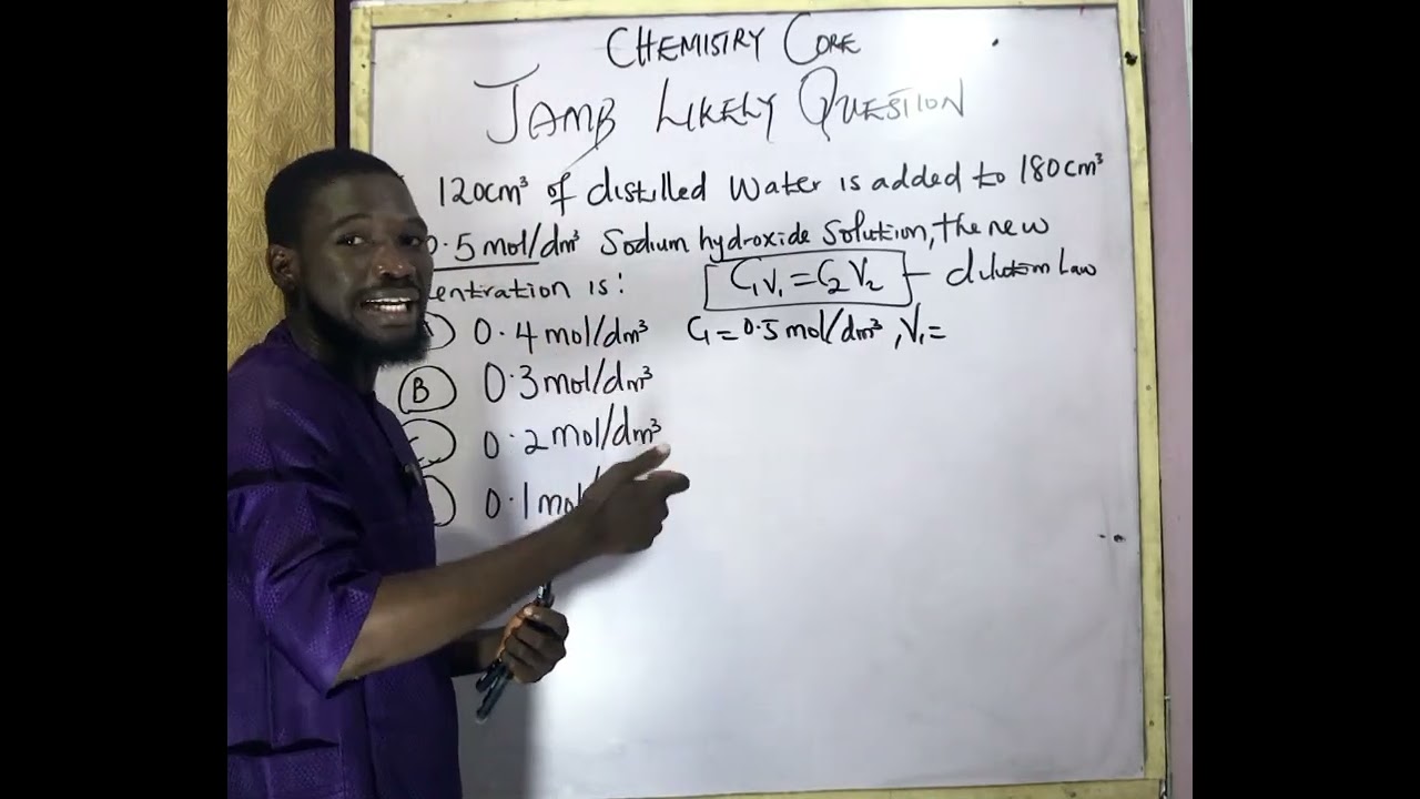 WATER || 2026 JAMB LIKELY QUESTION 