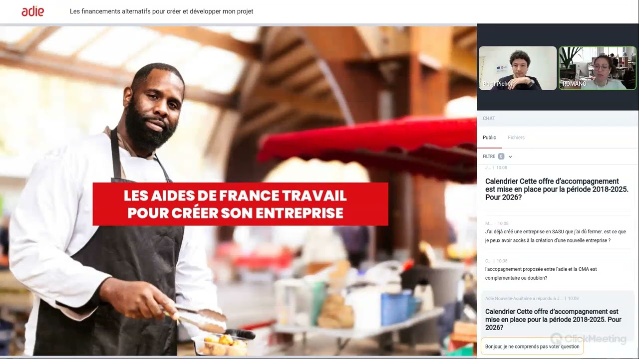 Webconférence : Les financements alternatifs pour créer et développer mon projet