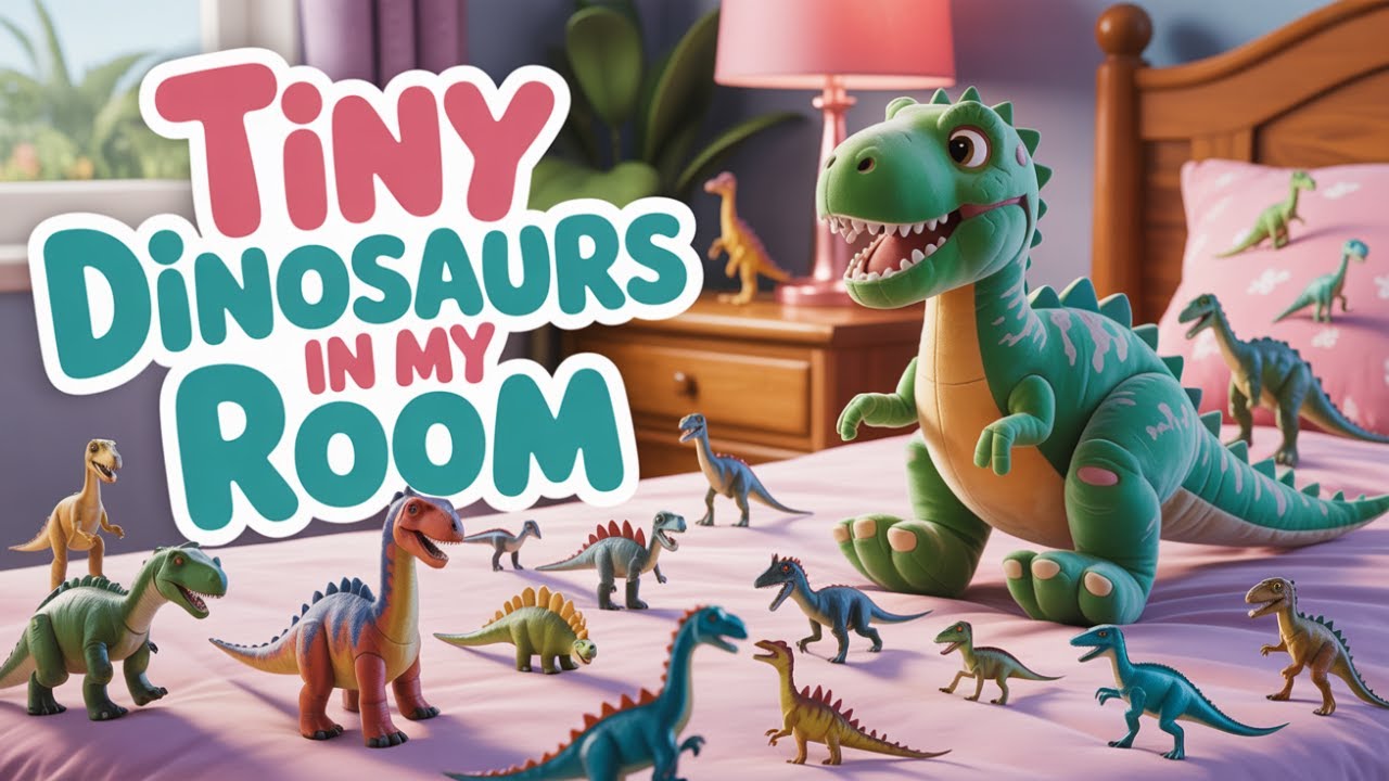 Tiny dinosaurs in my room  🦕✨ Welcome to the Tiny Dinosaur Party! ✨🦕