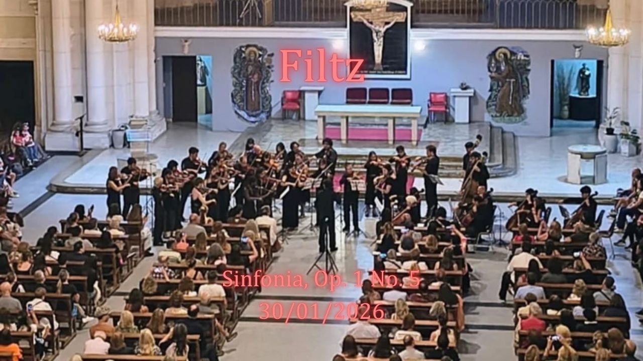 Filtz - Sinfonia Op. 1 No. 5 - Orquesta Escuela Antonio Vivaldi