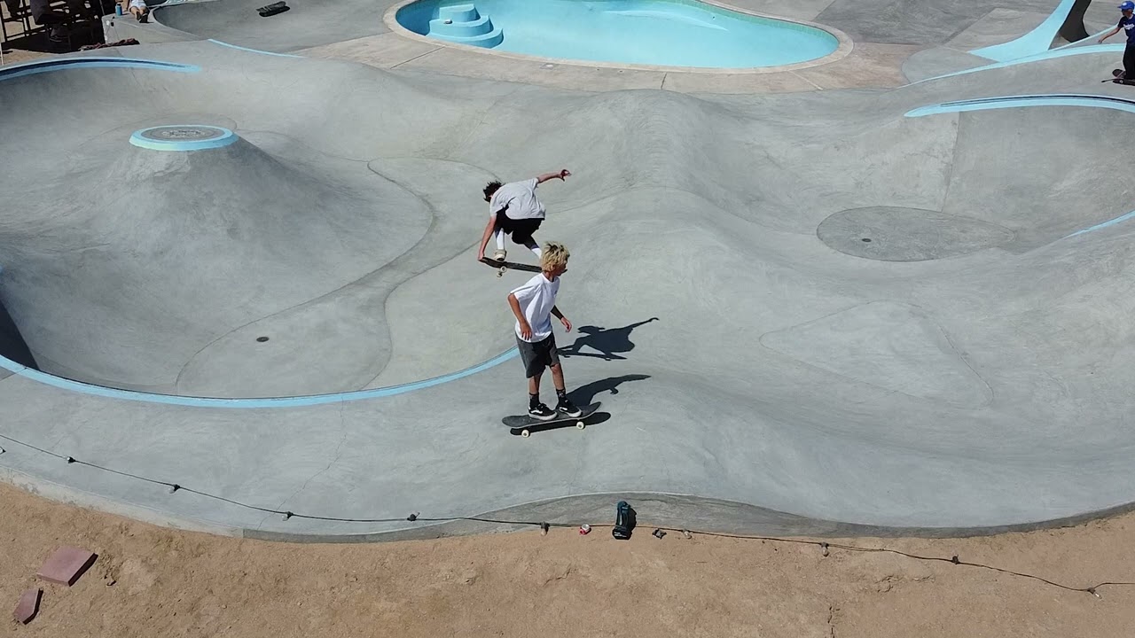 Oliver Grosso birthday party at desert skate ranch