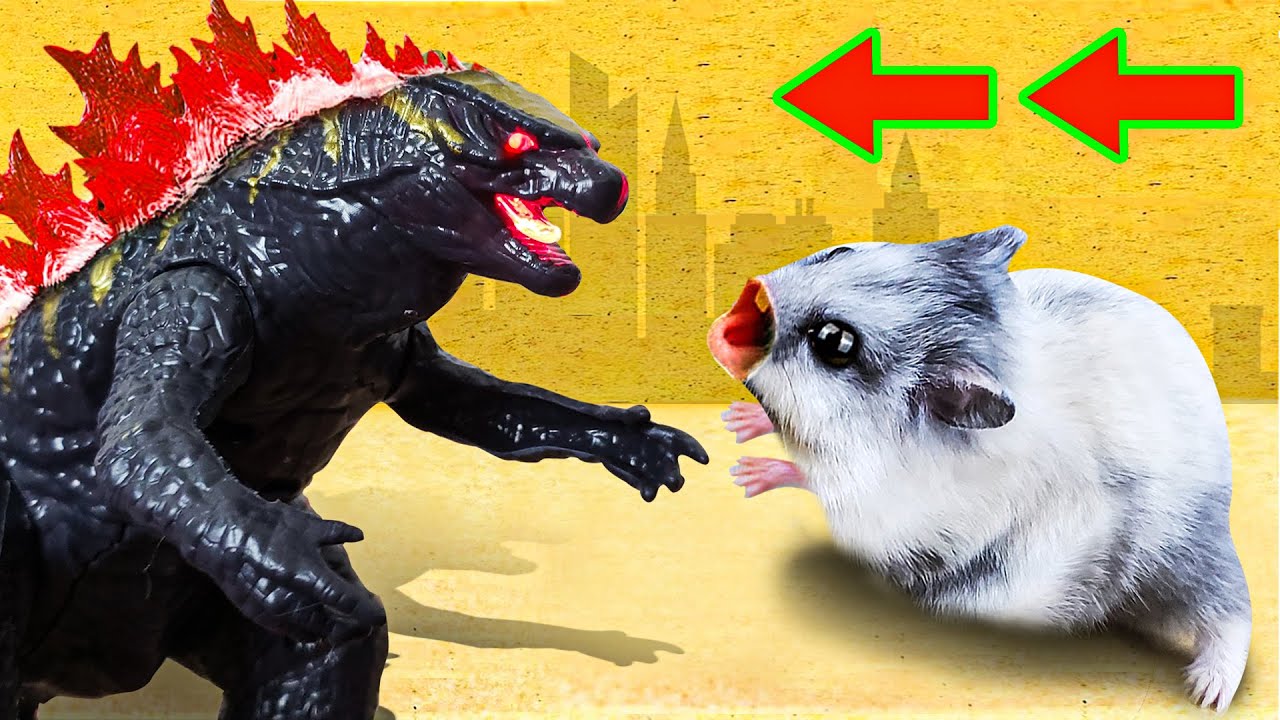 🐹GODZILLA Hamster Obstacle Course  Maze with Traps 😱